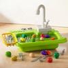 Rollenspiel Wasserhahn Ersatzspielzeug Drehbarer Spülbeckenhahn Spielhahn Küchenspüle Spielzeug Kinder