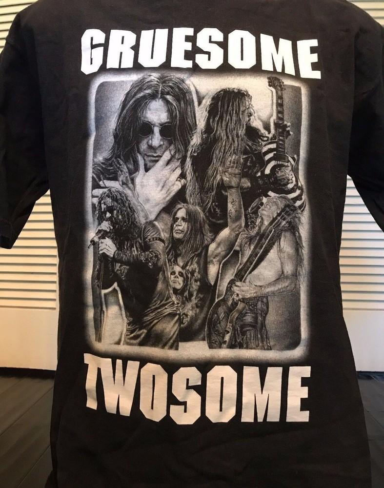 Gruesome Twosome Ozzzy Zakk Wylde Shirt Black Unisex S-5XL ND1179 Unisex T-Shirt XL
