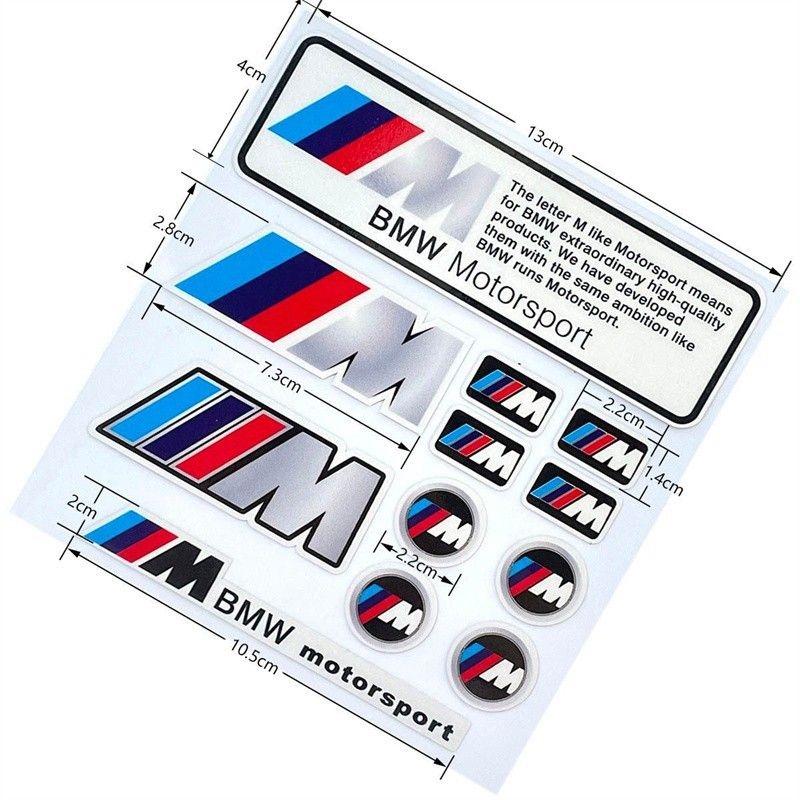 MLKL5 High Reflective Car Badge Decor Stickers Car Motorcycle Night Driving Safety Luminous Decals For BMW 1 3 5 7 Series X1 X3 X5 X7