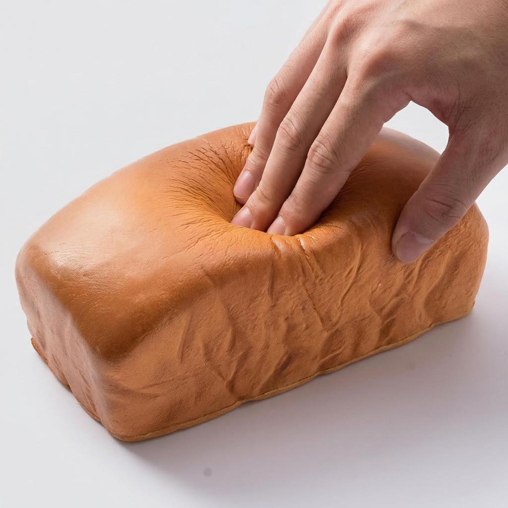 Simulated Bread Slow- Toy, Stress-relieving Finger Ball Toy Gift