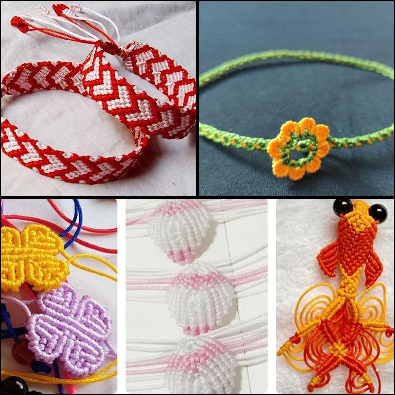 No. 72 Jade Thread 100 M Handmade Braided Rope Bracelet Red Rope Braid Rope Thread Carrying Strap String Jewelry Thread DIY Material
