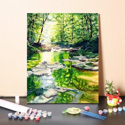 DIY Peinture Par Numéros Peinture À L'huile Kit Toile DIY Peinture À L'huile Par Numéros Mur Art Décorations pour La Maison Cadeau Arts Loisirs