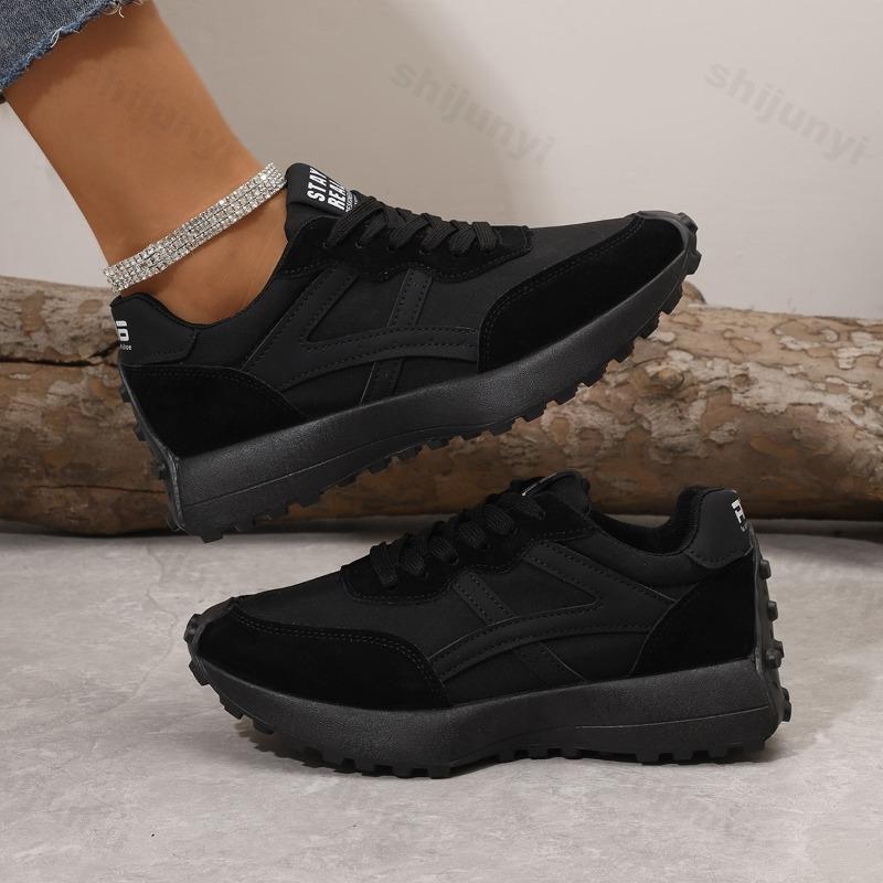 Women Causal Sneakers 2026 Autumn Platform Walking Shoes Woman Fashion Lace Up Sports Shoes Outdoor Non-slip Running Shoes