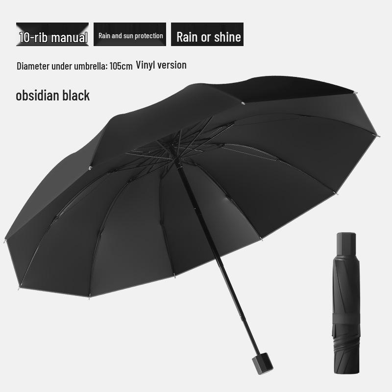 24-Bone Automatic Folding Umbrella: Stylish, Dual-Use Parasol with Sunscreen Protection for Men and Women