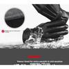 Men's and Women's Touch Screen Leather Gloves Are Warm, Waterproof, Windproof, and Thickened with Fleece for Outdoor Motorcycle Riding In Winter