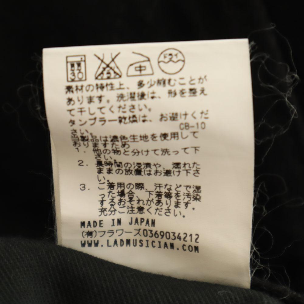 LAD MUSICIAN Tapered Denim Pants 42 Black Jeans Men's Used