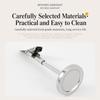 Portable Stainless Steel Table Number Stand Vertical Multifunctional Price Tag Holder Menu Card Clip Bakery
