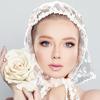 Elegant Lace Triangular Scarf for Women and Girl Breathable Tulle Bandana Comfortable Headwear for Daily and Special Wear