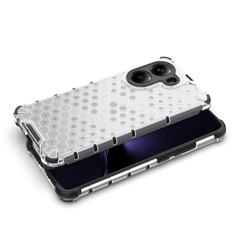 Transparent Phone Case For Xiaomi Redmi Turbo 4 Anti-knock Honeycomb Armor Back Case Redmi Turbo 4 Cover For Redmi Turbo 4 Case