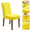 Jacquard Chair Cover for Dining Room Wedding Stretchable Thick Chair Protector 1/2/4/6 Pieces Slipcover for Chair Seat Backrest