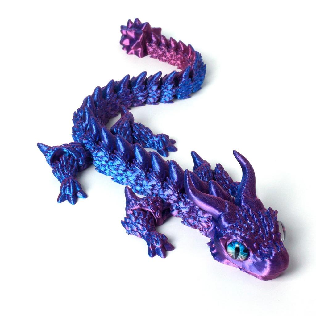 31.5/38.5Cm 3D Printed Akatsuki Magic Dragon Mode Multi-Joint Movable Articulated Dragon Decor Adults Kid Toy Gift
