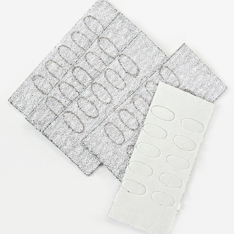 Nail Sanding Tablet Mini Nail File with Adhesive Disposable Nails Accessories Cuticle Pusher Sandpaper Manicure Tools