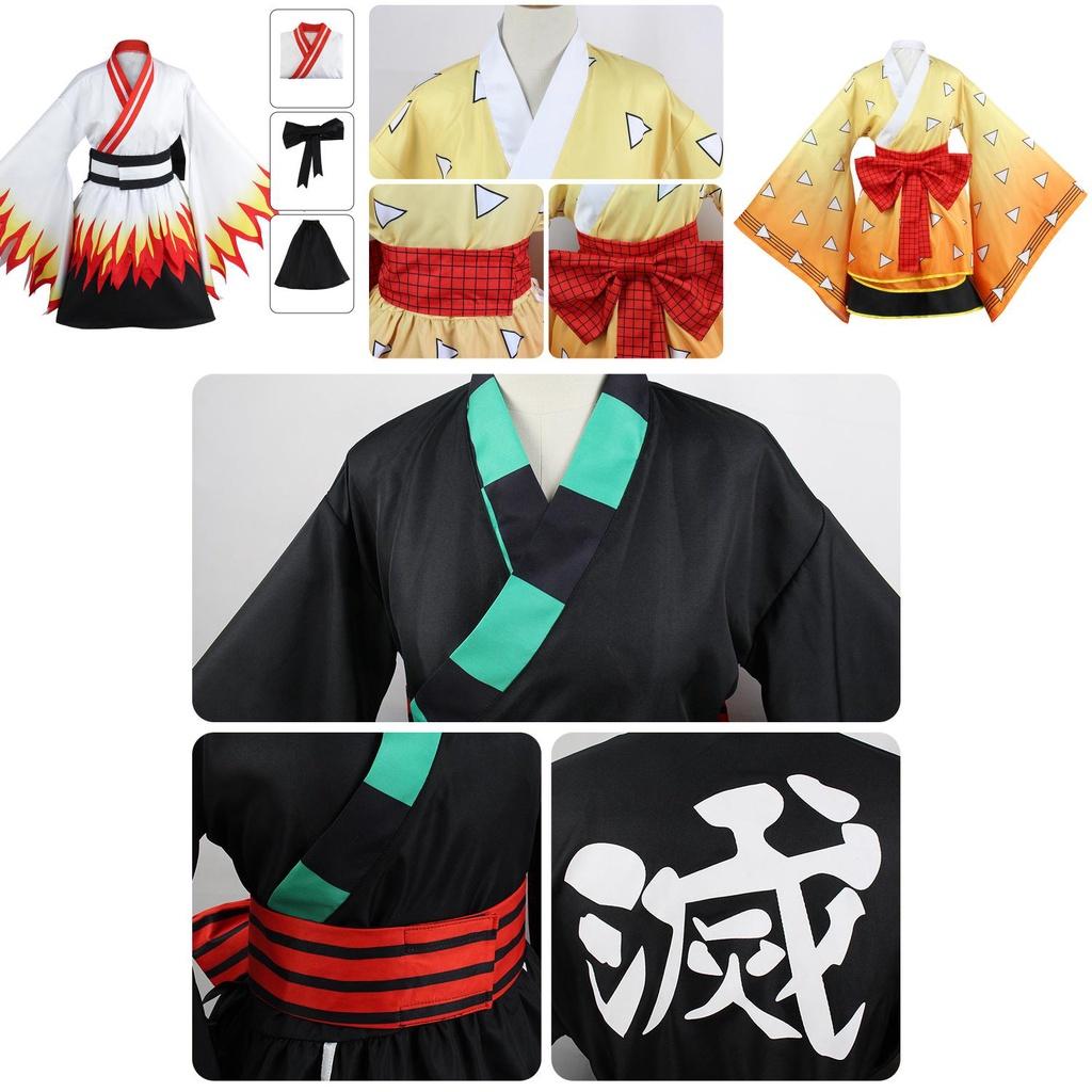 Demon Slayer Kamado Tanjirou Agatsuma Zenitsu Cosplay Maid Dress – Breathable Exquisite