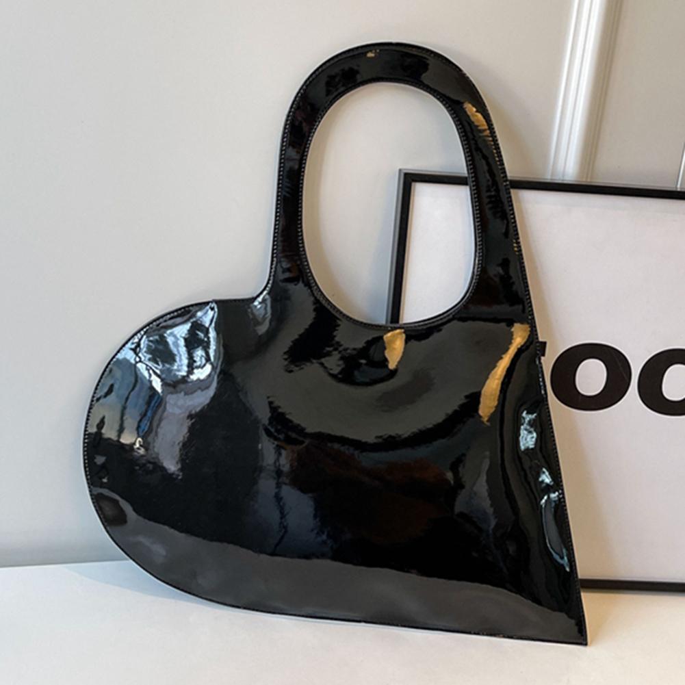 Luxury Design Heart Shoulder Bag Solid Color Fashion Clutch Purse Ladies Handbag Summer Top Hand Bag for Women and Girls