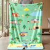 Soft Flannel Blanket Lightweight Cozy Bedroom Living Room CoverAnimal Crossing