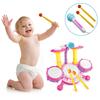 Kids Boy Girl Electric Drum Kit,Musical Instruments Learning Toys with 2 Drum Sticks Adjustable Microphone Birthday for Boys&Gir
