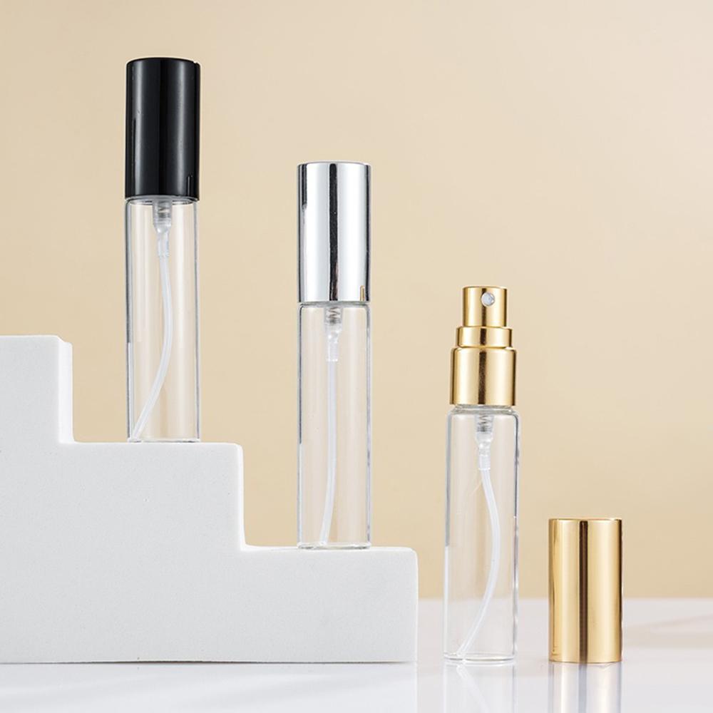 50pcs 100pcs 5ml 10ml 15ml Portable Empty Cosmetic Case Travel Spray Bottle Perfume For Gift Sample Bottle Parfum Makeup