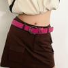PU Waist Belts with Adjustable Pin Buckle Thin Adjustable Waist Belt Universal Woman Dresses Skirt Coat Waistband