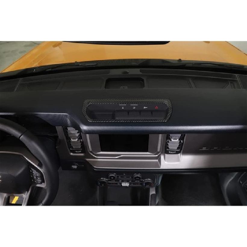 Differential Control Panel&Rear Window Control Cover Trim for Ford Bronco 21+