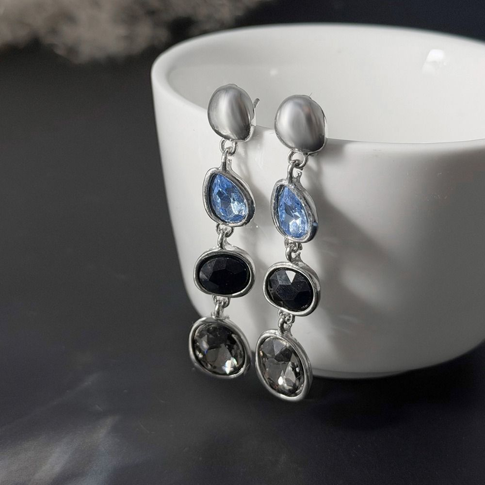 Charm Waterdrop Earrings Geometric Tassel Long Dangle Earring  Beach