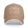 MAGA Make Albo Go Away  Outfit Unisex Women Baseball Caps  Trucker Hat Retro Outdoor Headwear Adjustable Fit Snapback Cap