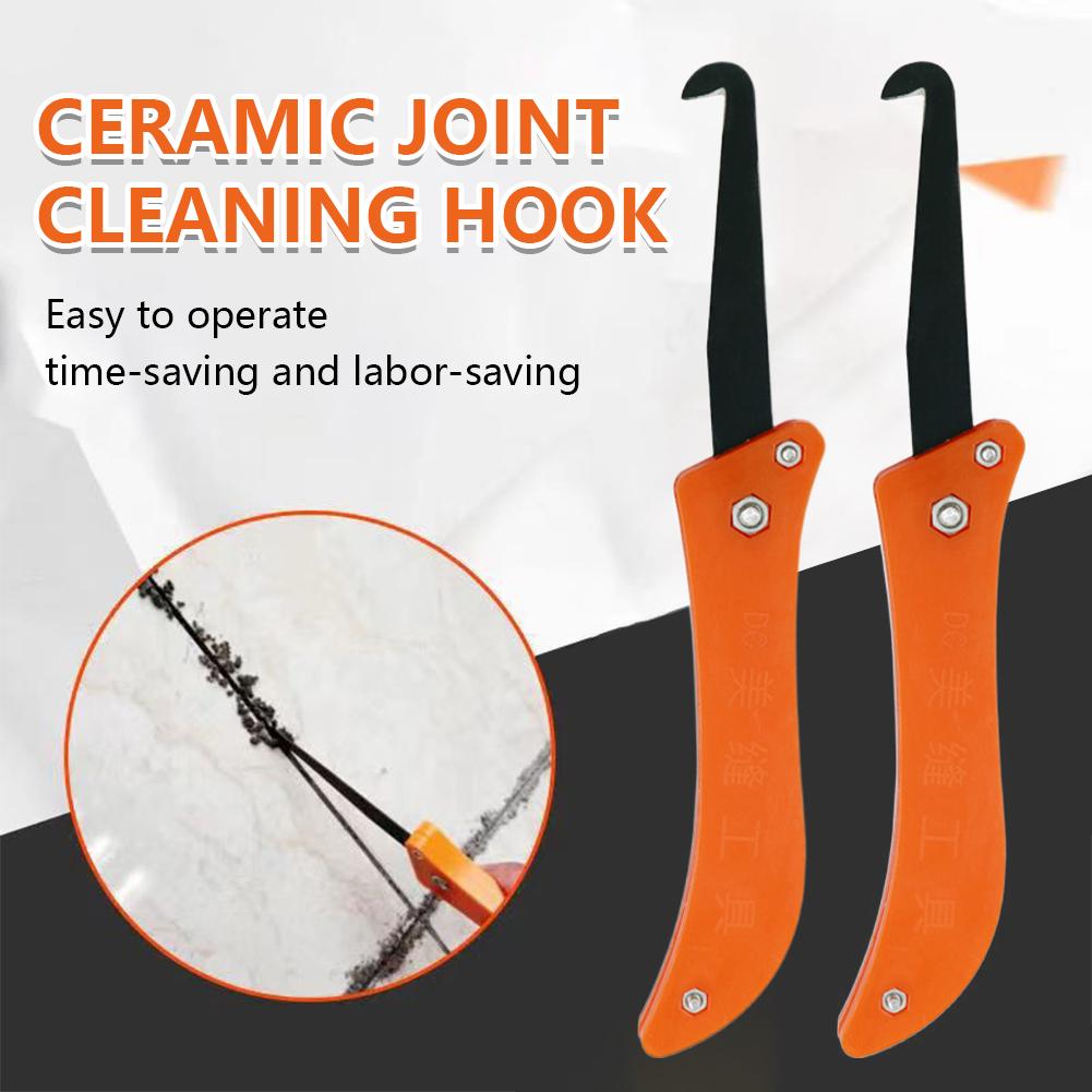 New Professional Hook Knife Tile Repair Tool Old Mortar Cleaning Dust Removal Steel Construction Hand Tools