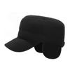 Middle-Aged and Elderly Winter Flat Cap Outdoor Cold Protection Ear Protection Old Head Cap Velvet Thick Father Cap