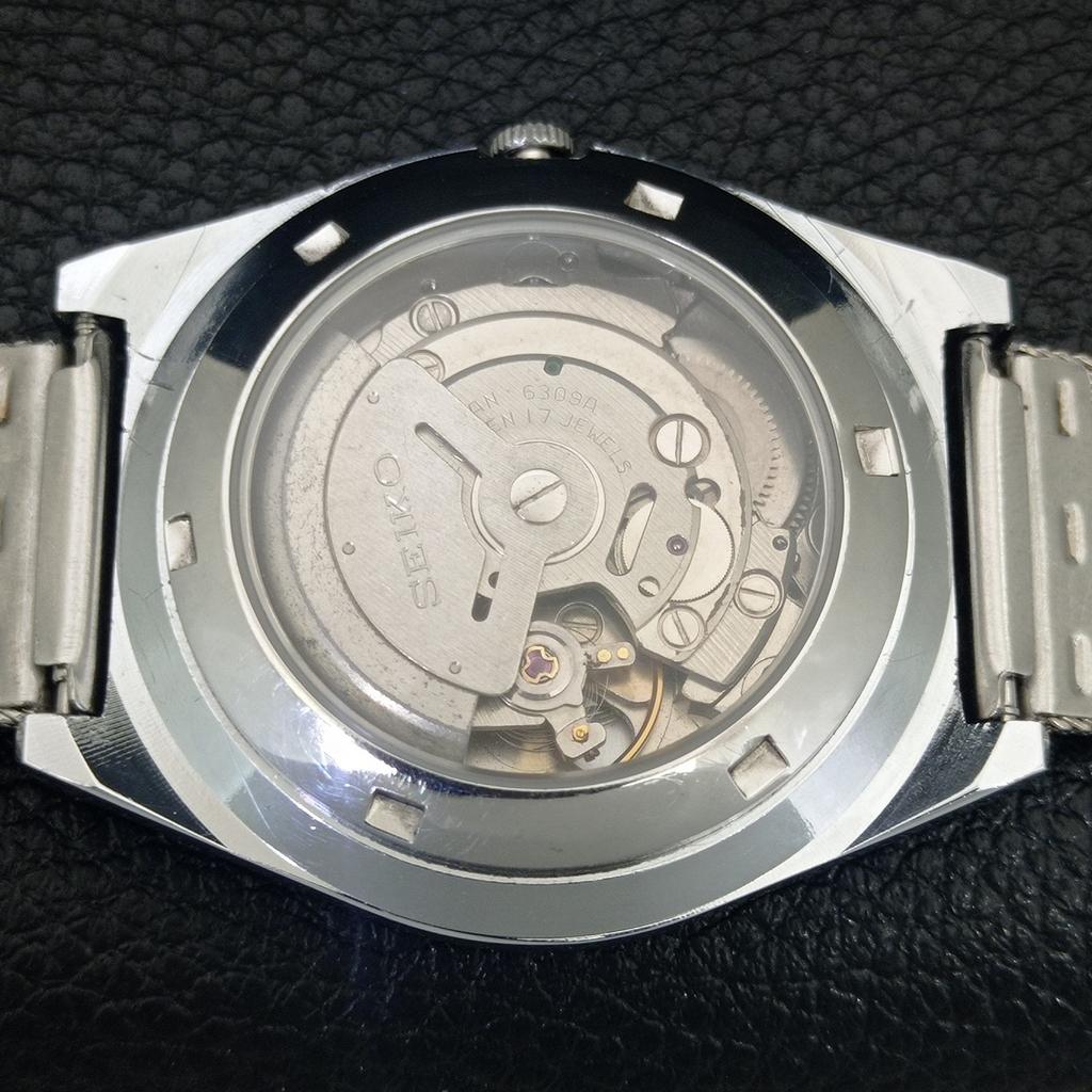 AUTOMATIC VINTAGE REFURBISHED SEIKO 5 JAPAN MENS ROMAN FIGURE WATCH a442662-1