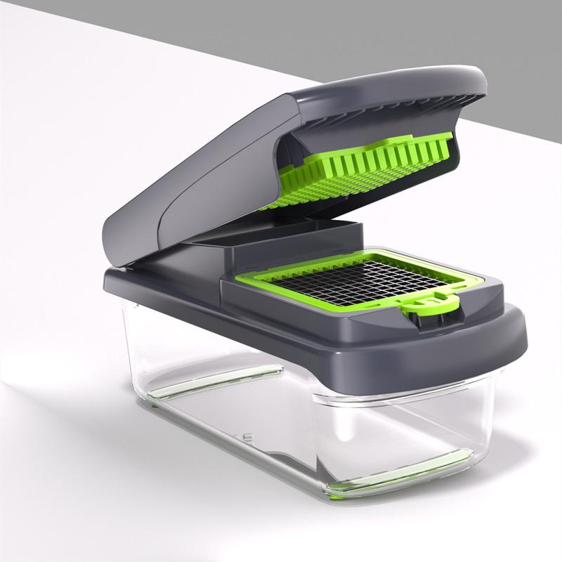 15 In 1 Multi-Functional Food Chopper With Container Vegetable Cutter Kitchen Vegetable Slicer, Grater, And Chopper