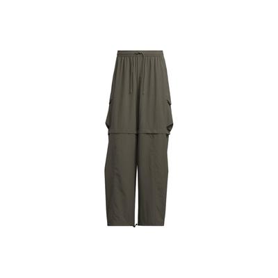 Future Style Detach Solid Color Minimalist Water Resistant Two In One Cargo Loose Fit Sports Casual Pants Men Bottoms Tree-Branch-Brown JI9895