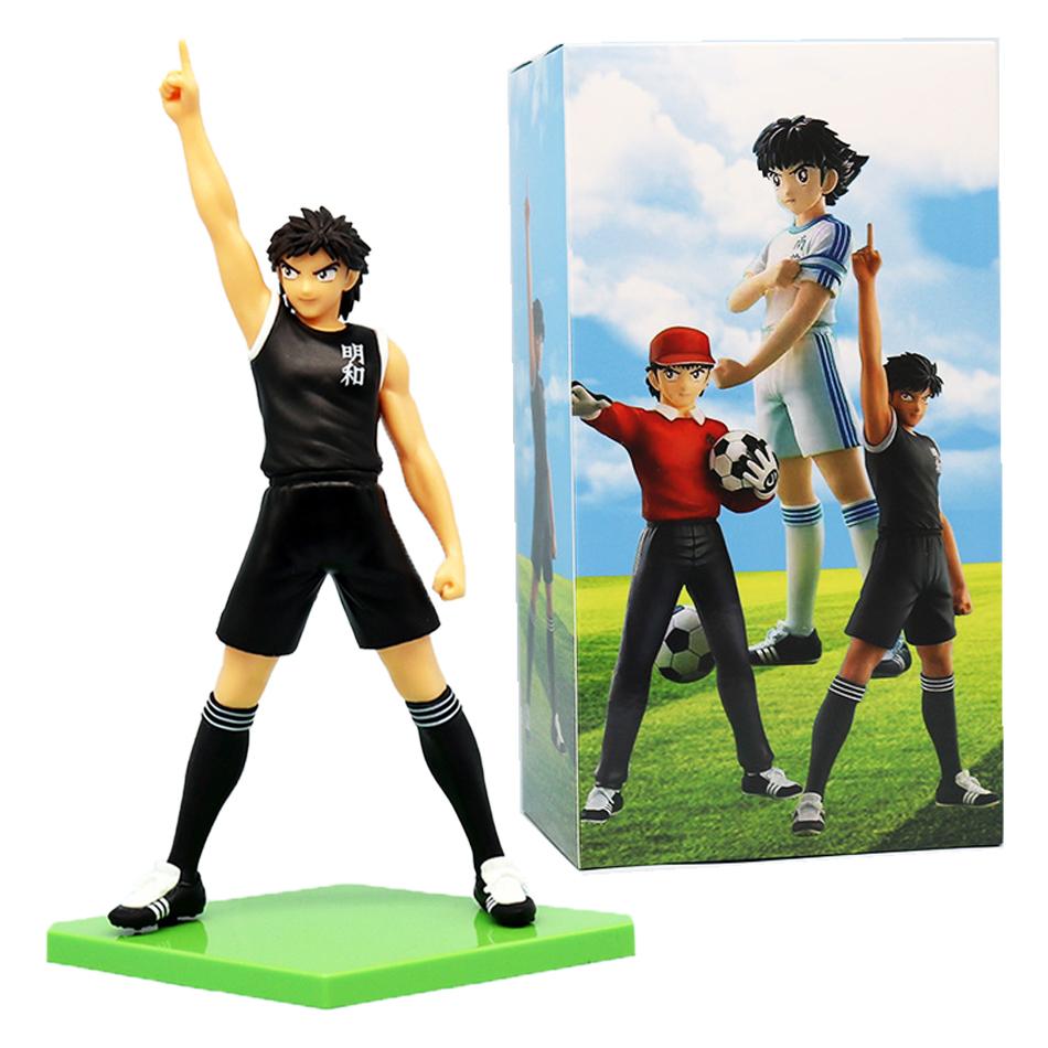 18-21cm Captain Tsubasa Anime Figure Ozora Tsubasa Action Figure Hyuuga Kojirou/Wakabayashi Genzou Figurine Collection Model Toy