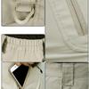 Summer Men Cargo Shorts Quick Dry Tactical Short Pants Multi-Pocket Shorts Men's Outdoor Hunting Fishing Knee Length Trousers
