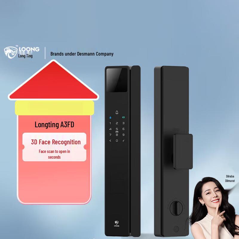 DESMAN Longting A3FD Smart Fingerprint Door Lock
