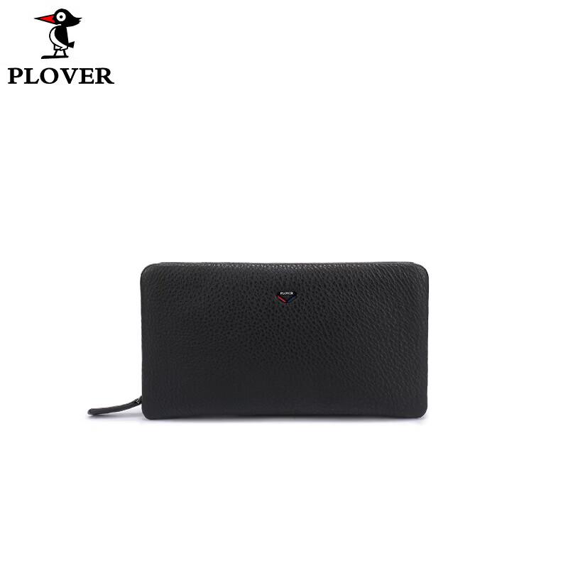 

PLOVER Men s Top-Grain Leather Zipper Wallet & Handbag