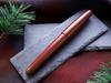 WANCHER Fountain Pen Dream Pen Makoto Ebonite Sand Red DREAM PEN Sand Red WANCHER Medium (M (Gold Plated))
