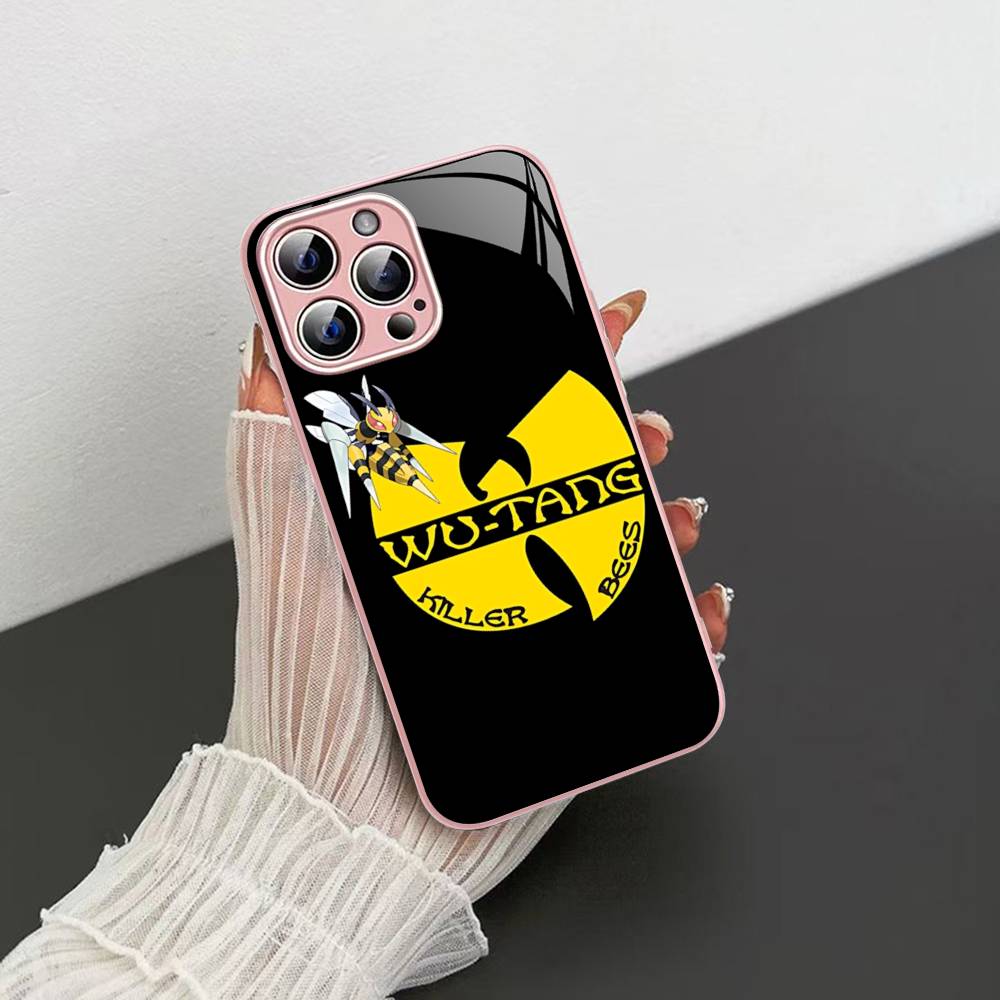 W-wu T-tang Clan Hip-hop Music Group For IPhone 14 13 12 Mini 11 Pro XS Max X XR 14 Plus Tempered Glass Cover