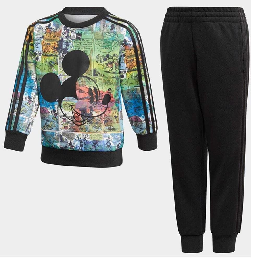 

Коллаборация adidas Disney DISNEY MICKEY MOUSE КОМПЛЕКТ ДЖОГГЕРСВИТШОТ ДЖОГГЕРЫ МИККИ МАУС и Длинные брюки Размер 120 Комплект, (115-125cm), JKL21,
