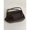 Used Women's Casual Bag Dark Brown Hand Shoulder All Year Simple