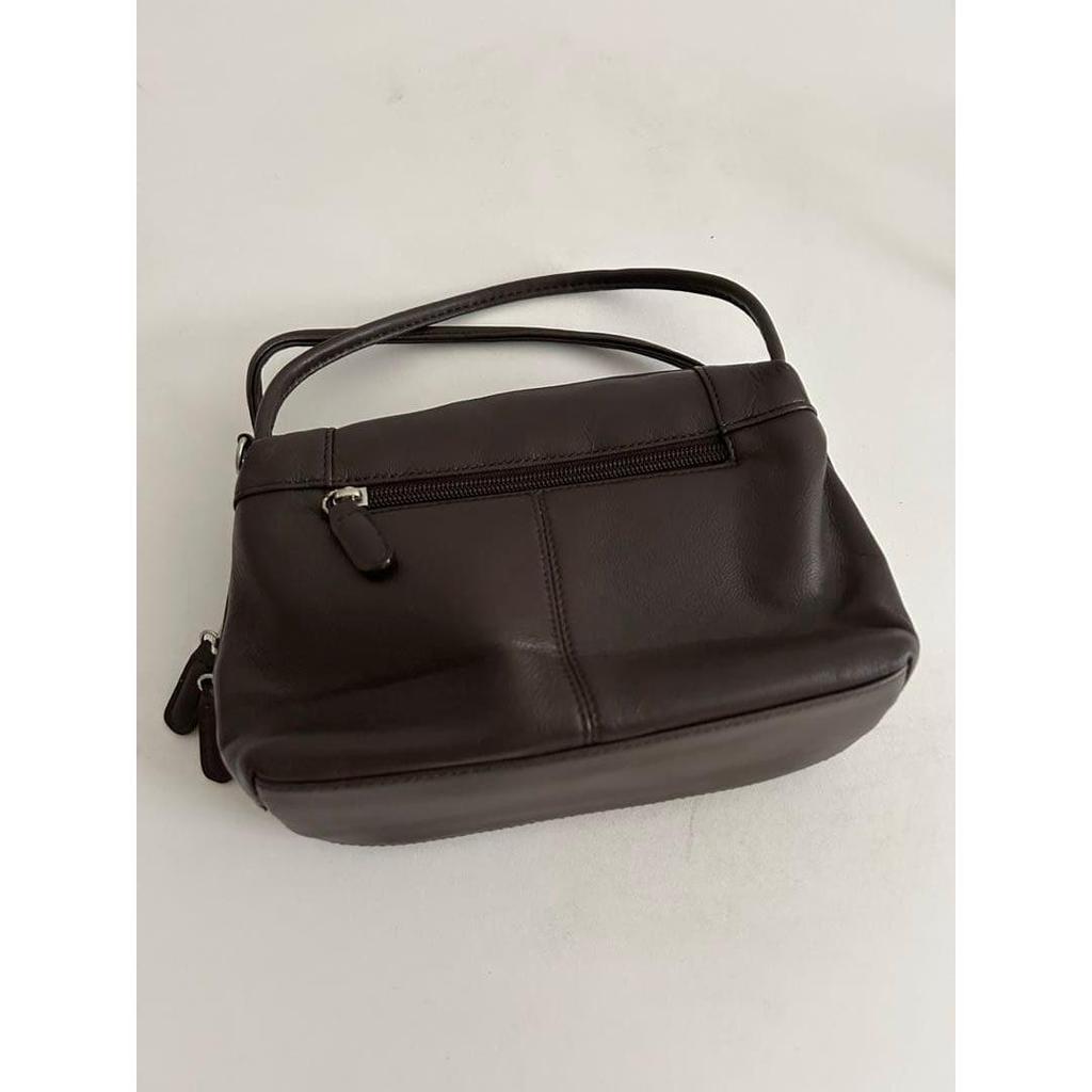 Used Women's Casual Bag Dark Brown Hand Shoulder All Year Simple