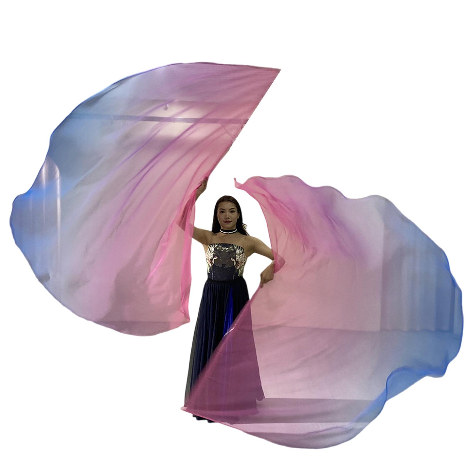 

2 шт. Полукруглые флаги-крылья для поклонения, флаги для танца хвалы с выдвижными шестами, для церковных танцевальных баннеров, простые в использовании 6