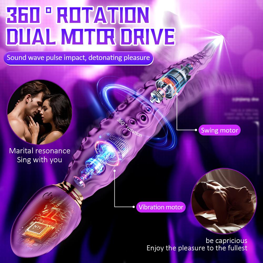 Dildos Octopus Vibrator 360° Rotation Juguetes Sexuales G-Spot Anal Vagina Stimulation Sex Toys for Women Adult Erotic Toys