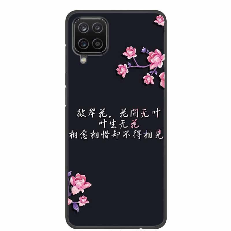 For Samsung A12 Case Marble Soft Silicone Back Case for Samsung Galaxy A12 GalaxyA12 Nacho A 12 SM-A125 Phone Cover Coque Fundas