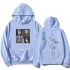 Felpe con Cappuccio Foto Piastrelle Petalo Design Ariana Grande Felpe con Cappuccio in Pile Manica Lunga Felpe con Cappuccio Unisex Streetwear Donna