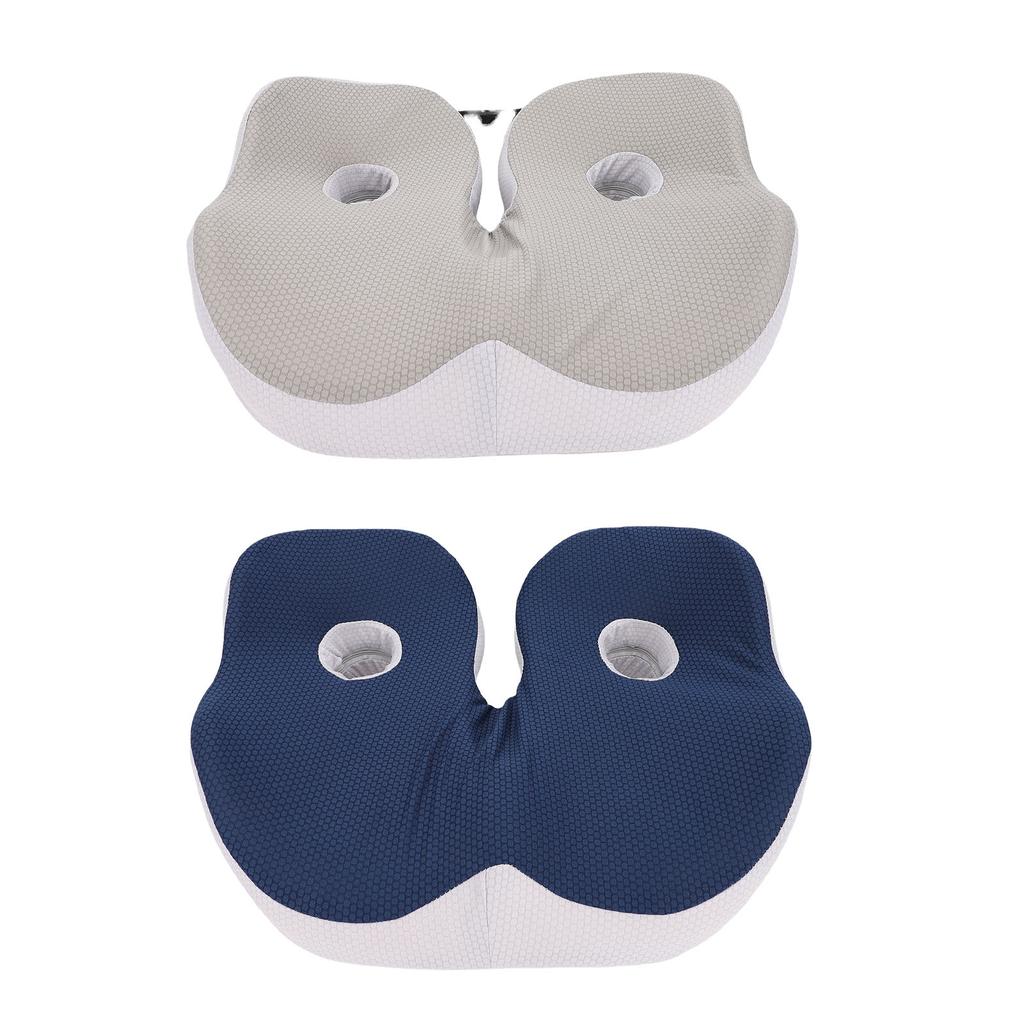 Seat Cushion Chair Memory Foam Support Breathable Detachable Ergonomic Pad for Students