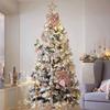 Valery Madelyn Christmas Christmas Set of Rose Christmas Tree Gorgeous Ornaments Ornaments, Luxurious, Large, 8cm, Nordic-Style Balls, 16, Gold,