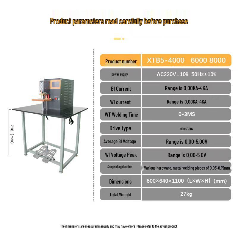 18650 Touch Control Spot Welder - 8KA High Current Transistor for Nickel Sheet and Wire Capacitor.