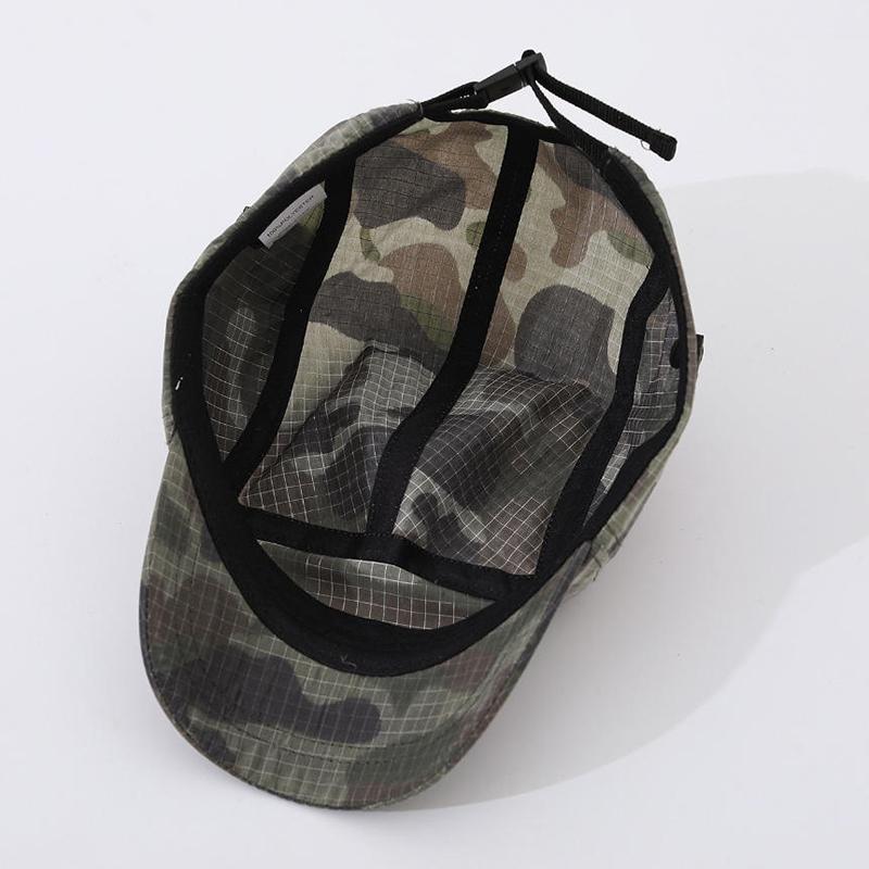 Camouflage Lightweight Baseball Cap Spring Summer Breathable Small Brim Outdoor Cycling Adjustable Soft Top Hat