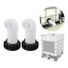 2Pcs IBC Water Tank Nozzle Tap Caps Valves Fitting Thread IBC Tank Adapters Extension Drain Spouts Hose Easy to Use