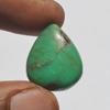 Natural Chrysoprase Gemstone Cabochon 14 Carats Size 21x17 MM Pear Shape, Jewelry Making Craft Supply