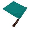 Sports Referee Flag Stainless Steel High Visibility Handheld Racing Signal Flag with Sponge Handle for Soccer